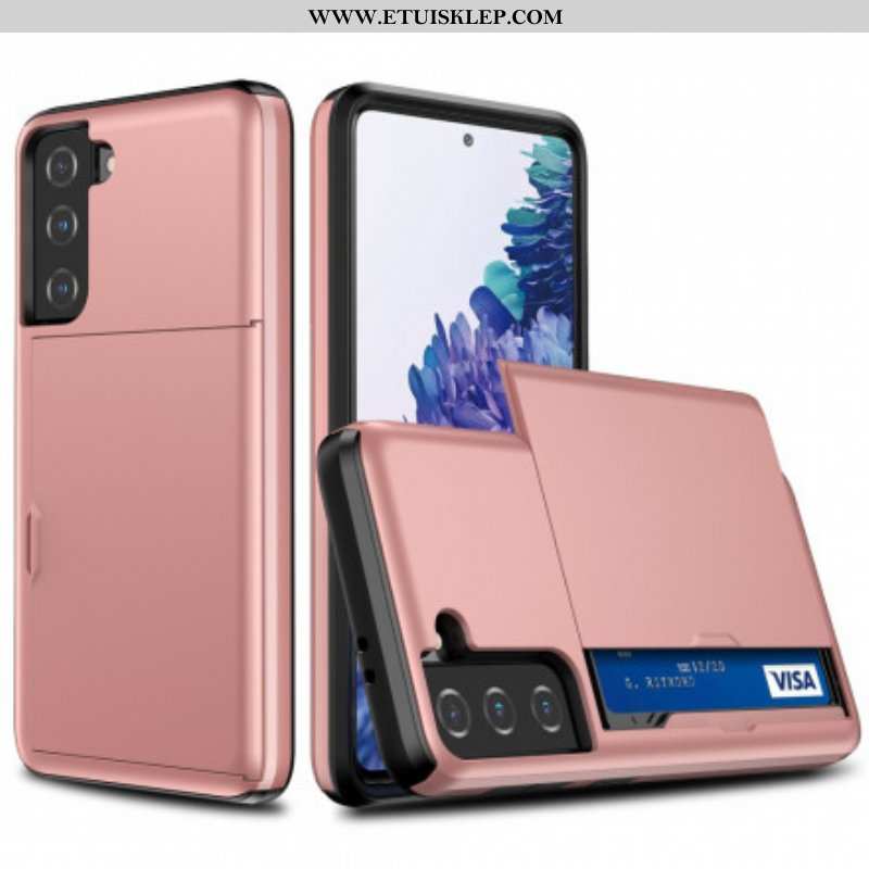 Etui do Samsung Galaxy S21 Plus 5G Sztywne. Błyszczące Etui Na Karty